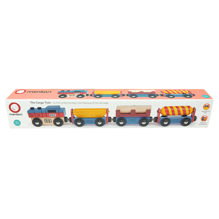 Mentari Wooden Cargo Train Set