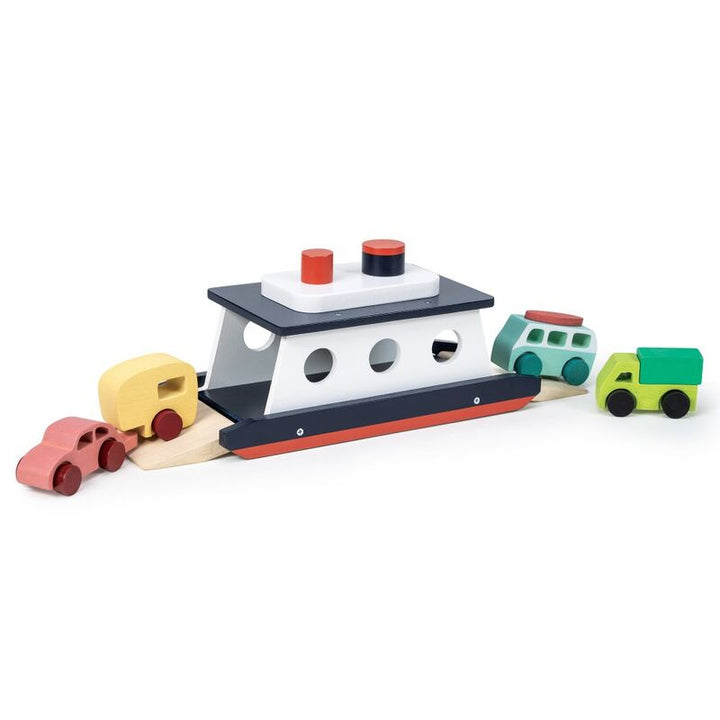 Mentari Wooden Car Ferry Play Set