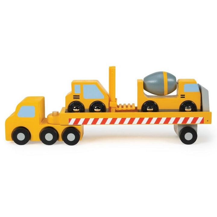 Mentari Wooden Yellow Construction Transporter