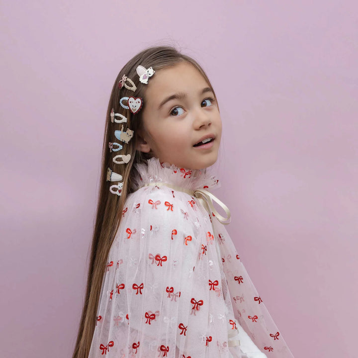 Mimi & Lula Kittybow Hair Clips 5 Pack