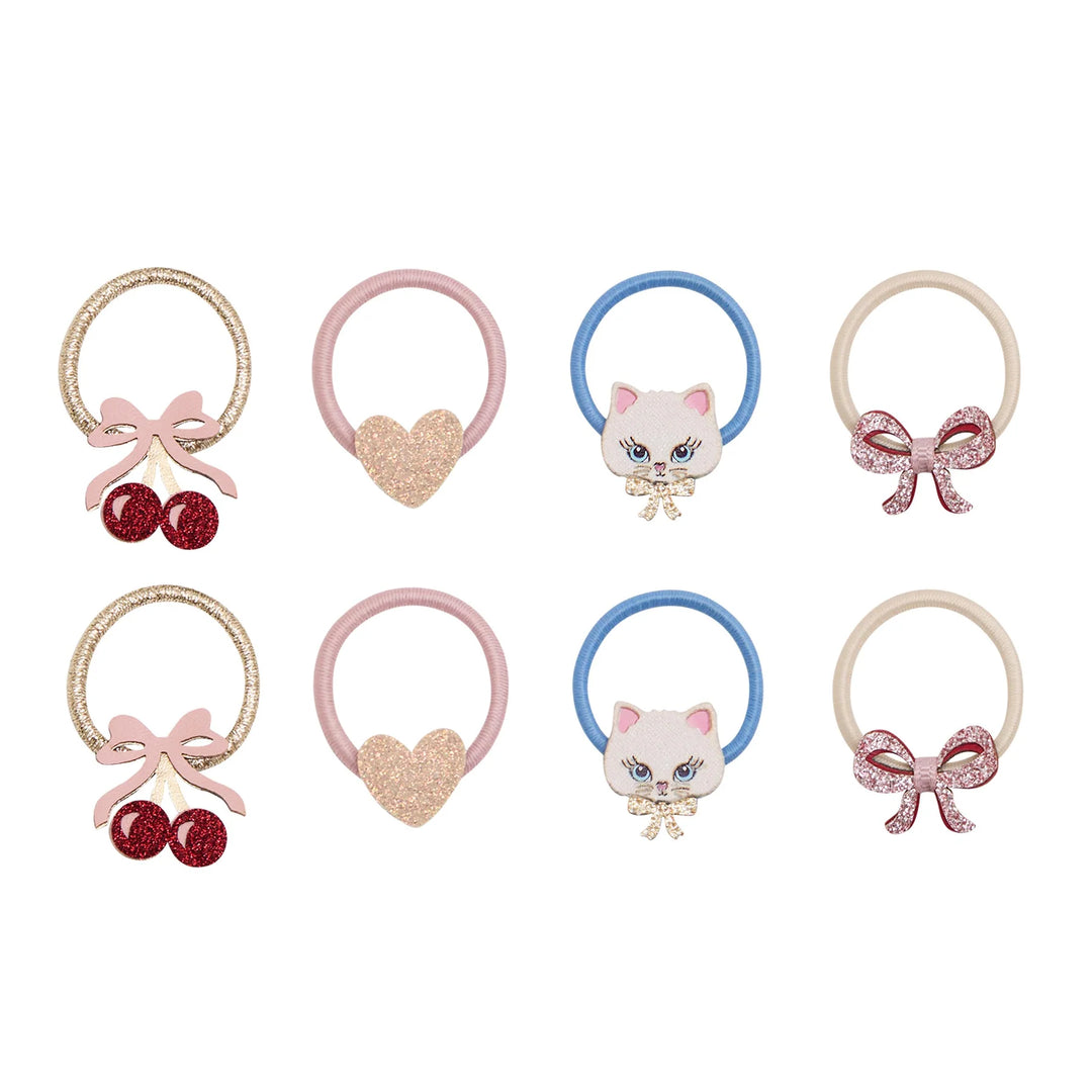 Mimi & Lula Kittybow Mini Hair Ties 8 Pack
