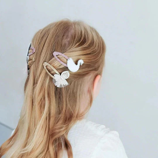 Mimi & Lula Swanlake Clic Clac Hair Clips 4 Pack