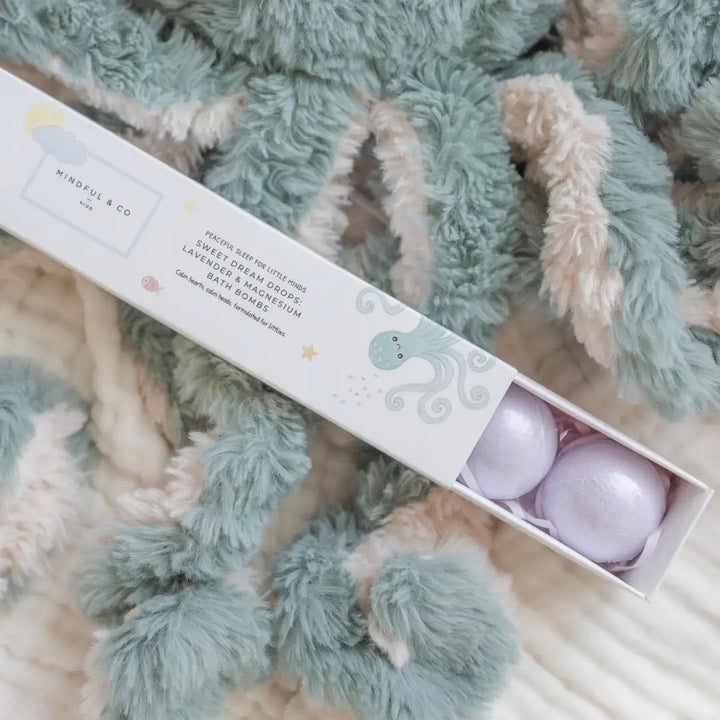 Mindful and Co Kids Sweet Dream Drops | Lavender & Magnesium Bath Bombs