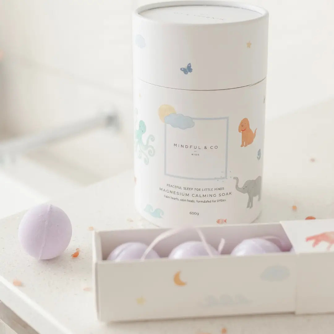 Mindful and Co Kids Sweet Dream Drops | Lavender & Magnesium Bath Bombs