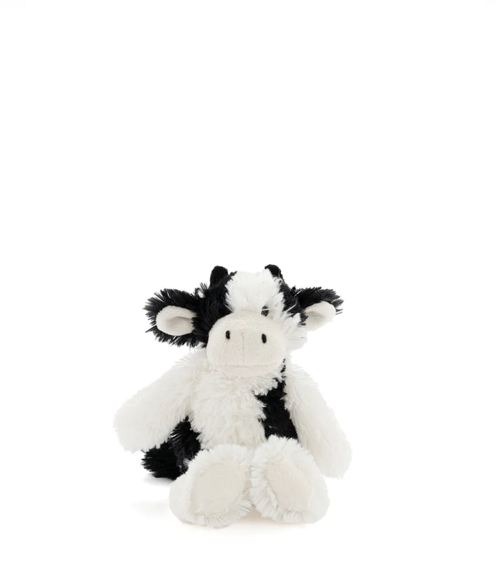 Nana Huchy Mini Clover the Cow Rattle - Black & White