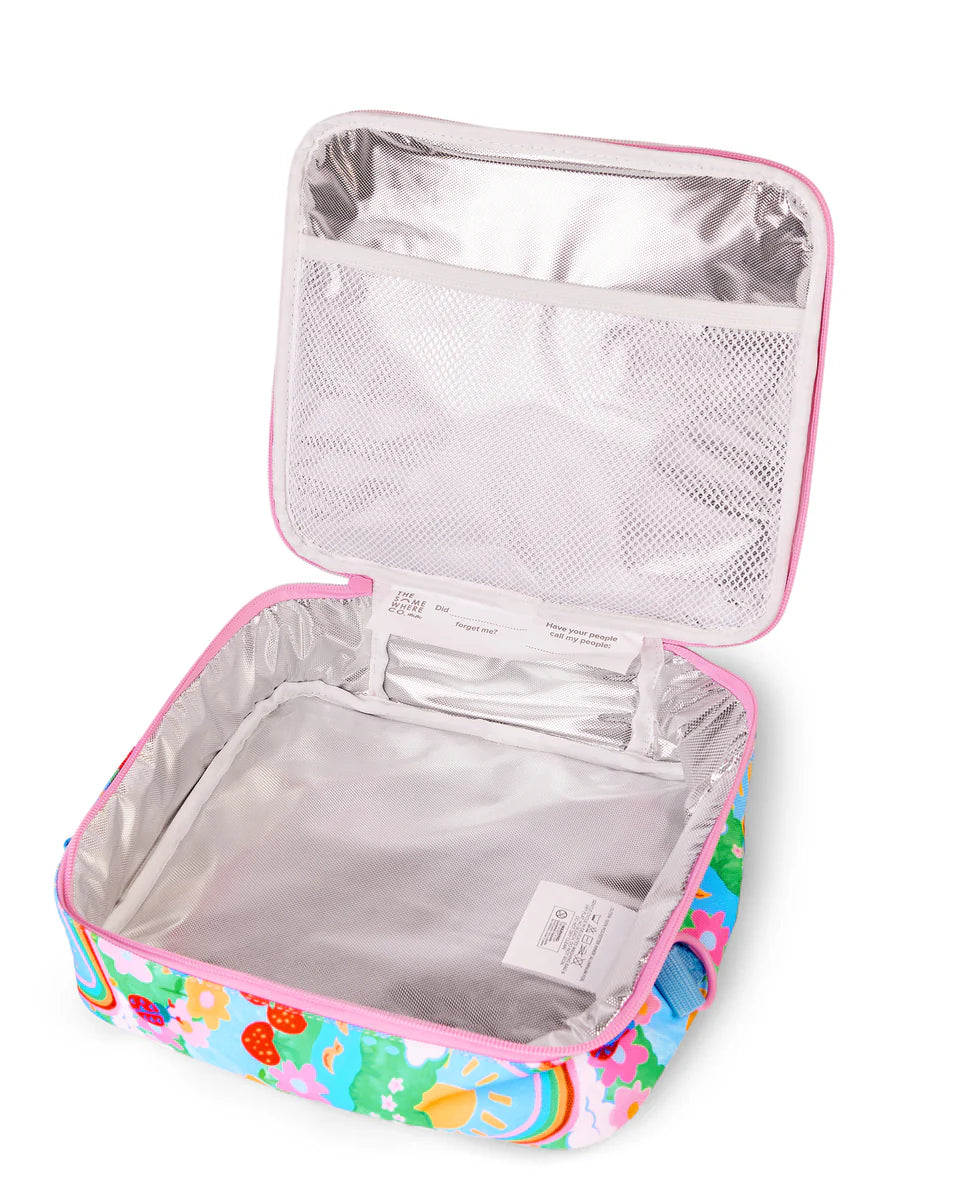 Mini Lunch Case - Rainbow Garden