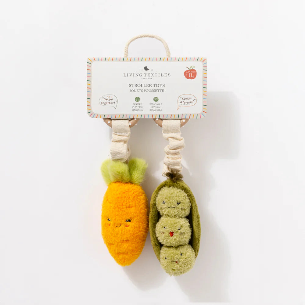 Mini Market Brunch Stroller Toys - Carrot & Green Peas