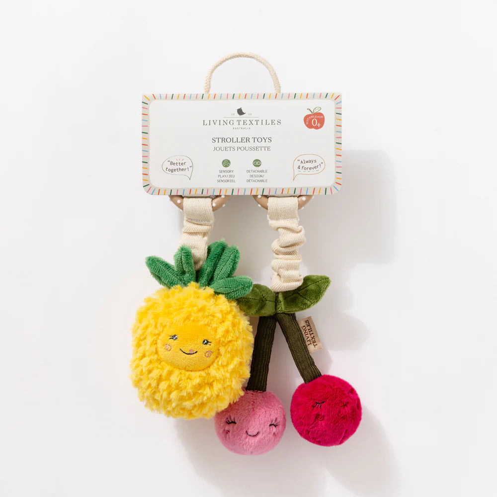 Mini Market Brunch Stroller Toys - Pineapple & Cherries