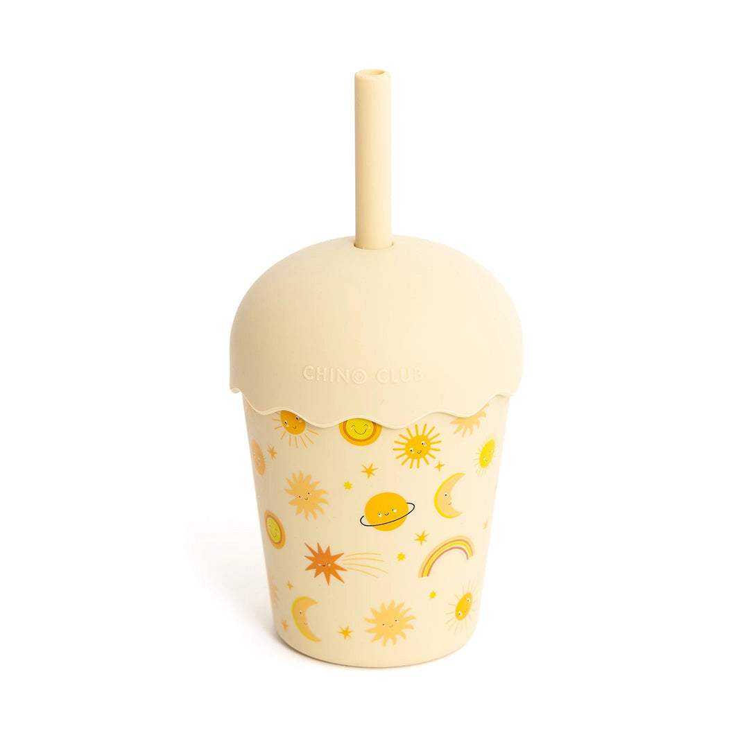 Mini Stainless Steel Smoothie Cup & Straw 200ml - Suns