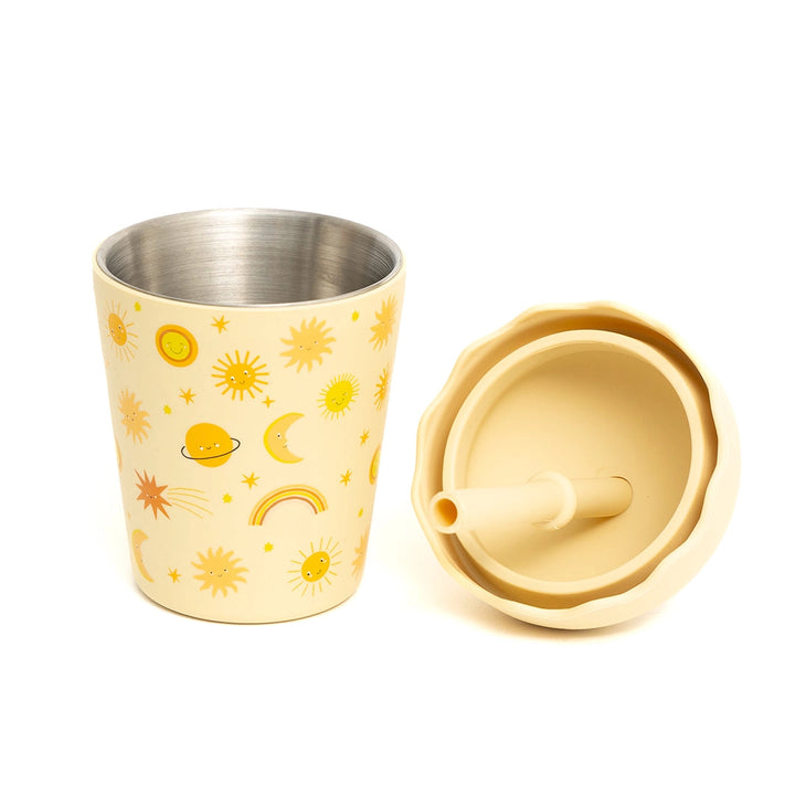 Mini Stainless Steel Smoothie Cup & Straw 200ml - Suns