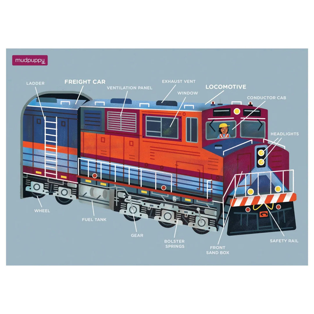 Mini Transport 48 Piece Puzzle - Freight Train