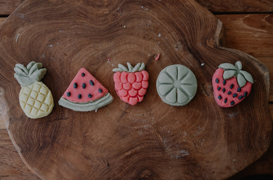 Mini Summer Fruit Playdough/Sensory Play Eco Cutter™ Set