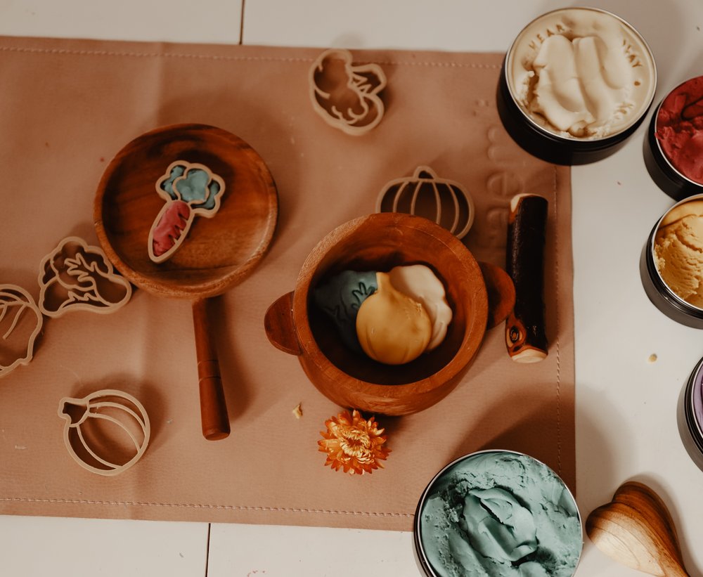 Mini Vegetables Playdough/Sensory Play Eco Cutter™ Set