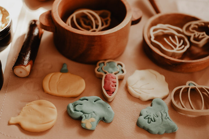 Mini Vegetables Playdough/Sensory Play Eco Cutter™ Set