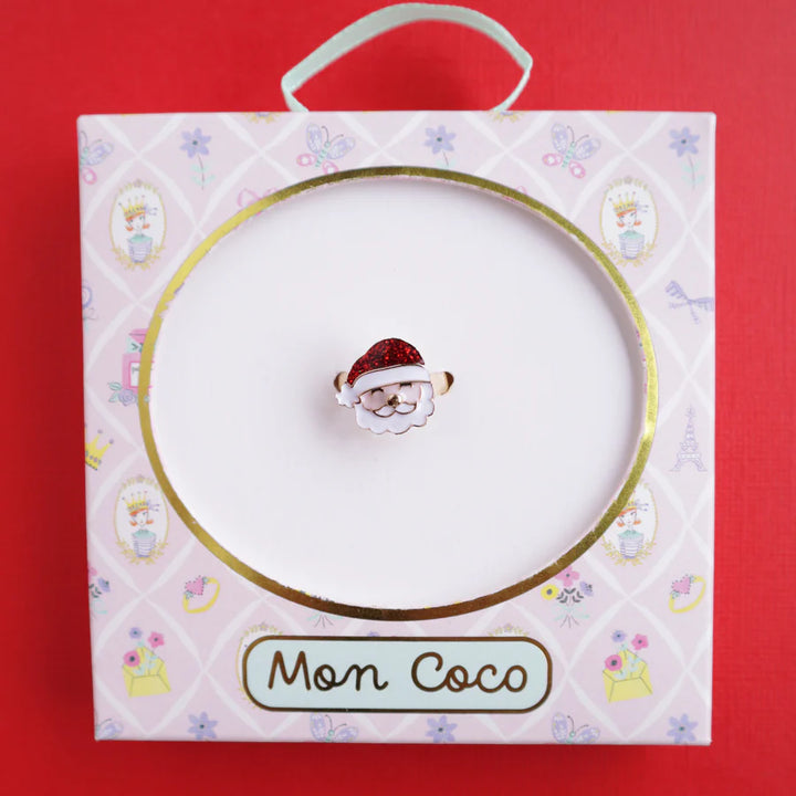 Mon Coco Christmas Adjustable Ring - Dear Santa