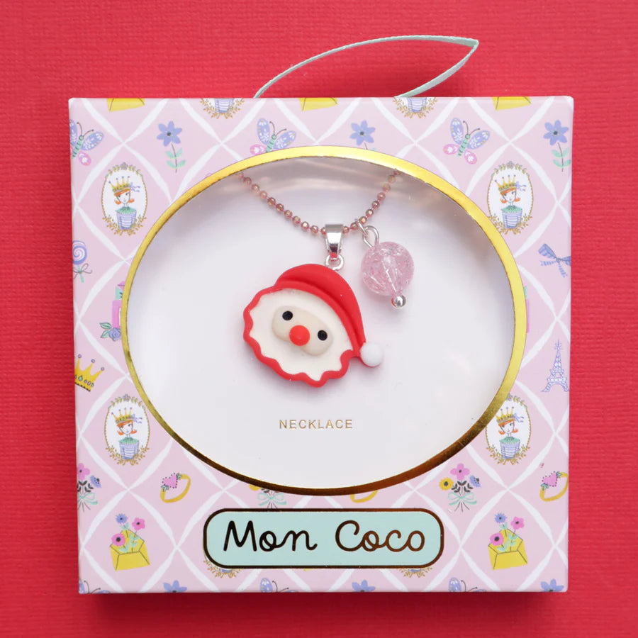 Mon Coco Christmas Necklace - Santa