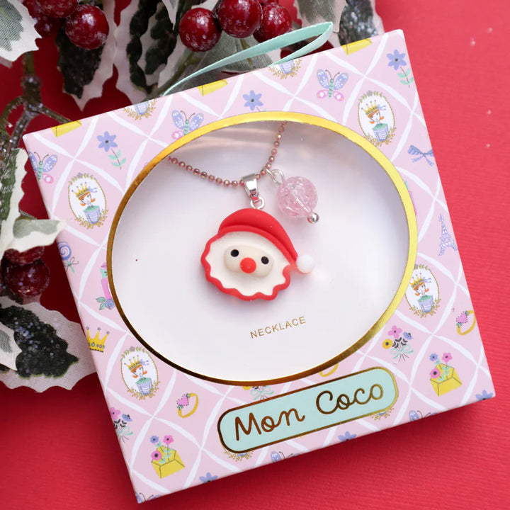 Mon Coco Christmas Necklace - Santa