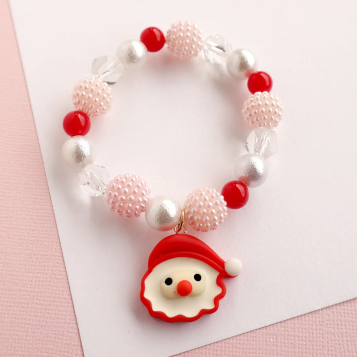 Mon Coco Christmas Stretch Bracelet - Santa