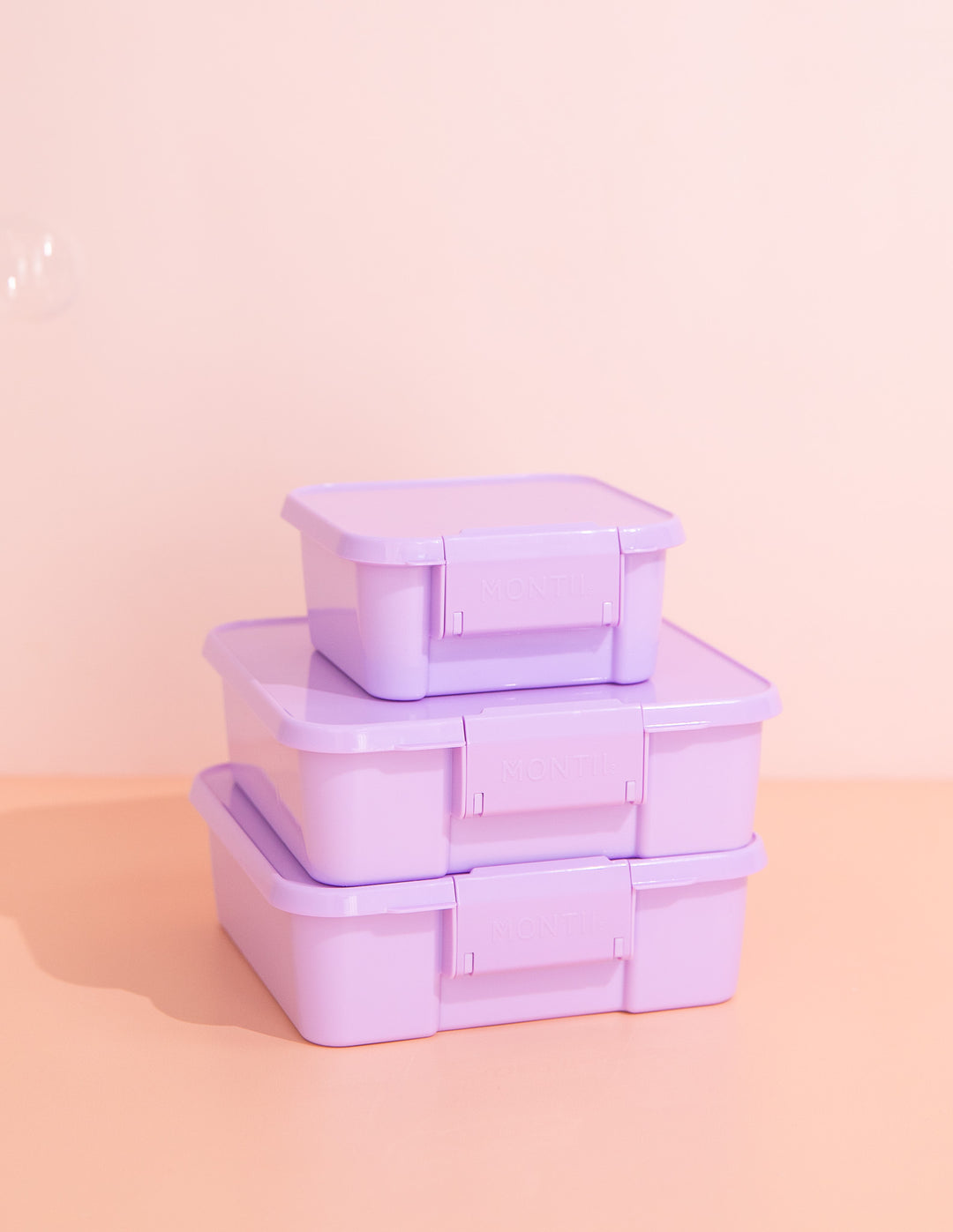 Montiico Bento Two Snack Box - Lilac