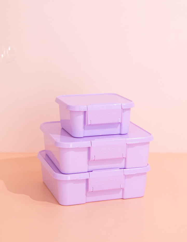 Montiico Bento Two Snack Box - Lilac
