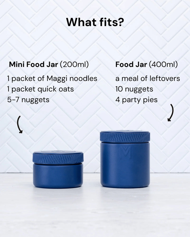 Montiico Insulated Food Jar - Navy