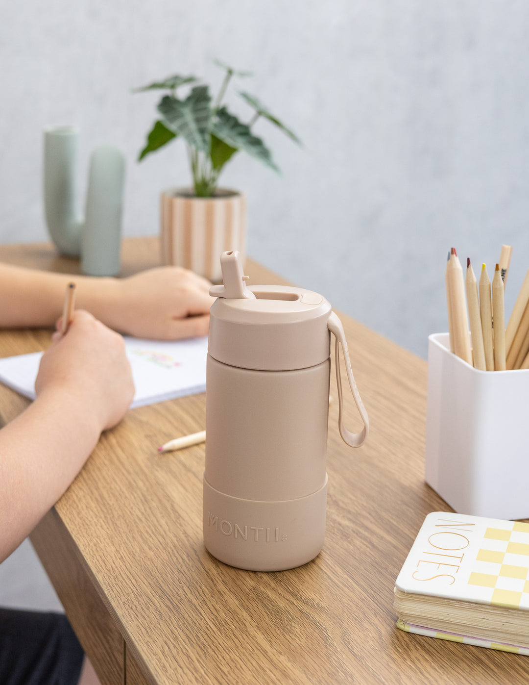 MontiiCo Fusion Complete Drink Bottle 350ml - Sand