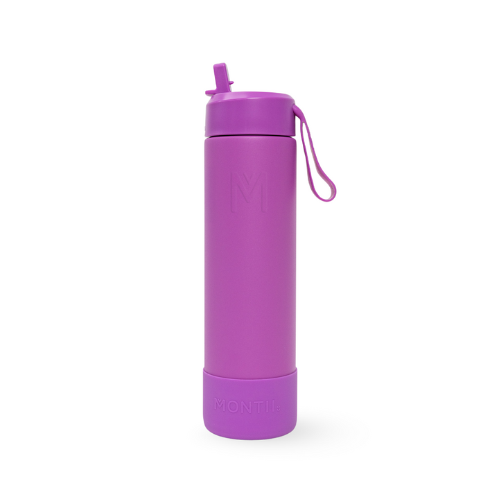 MontiiCo Fusion Complete Drink Bottle 700ml - Fuchsia