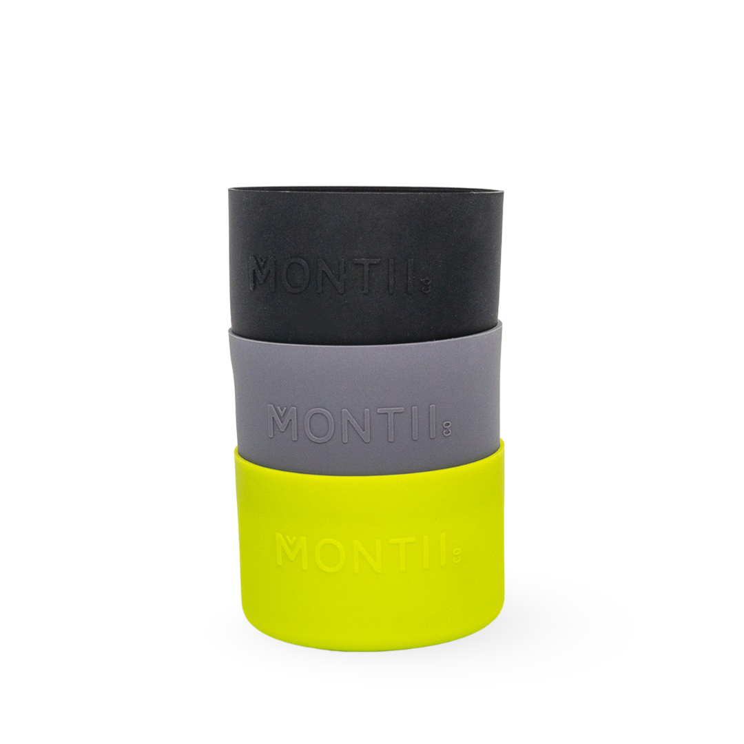 Montii Fusion Small Silicone Bumper 3 Pack - Midnight | Ash | Matcha