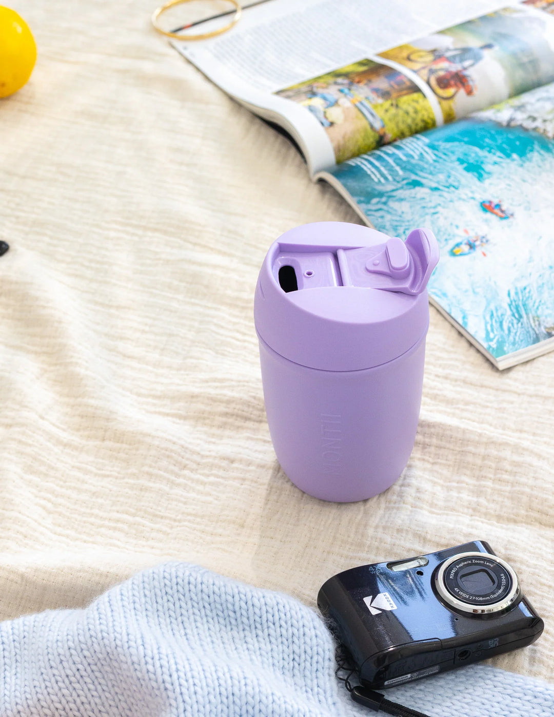 MontiiCo Insulated 380ml Travel Cup - Lilac