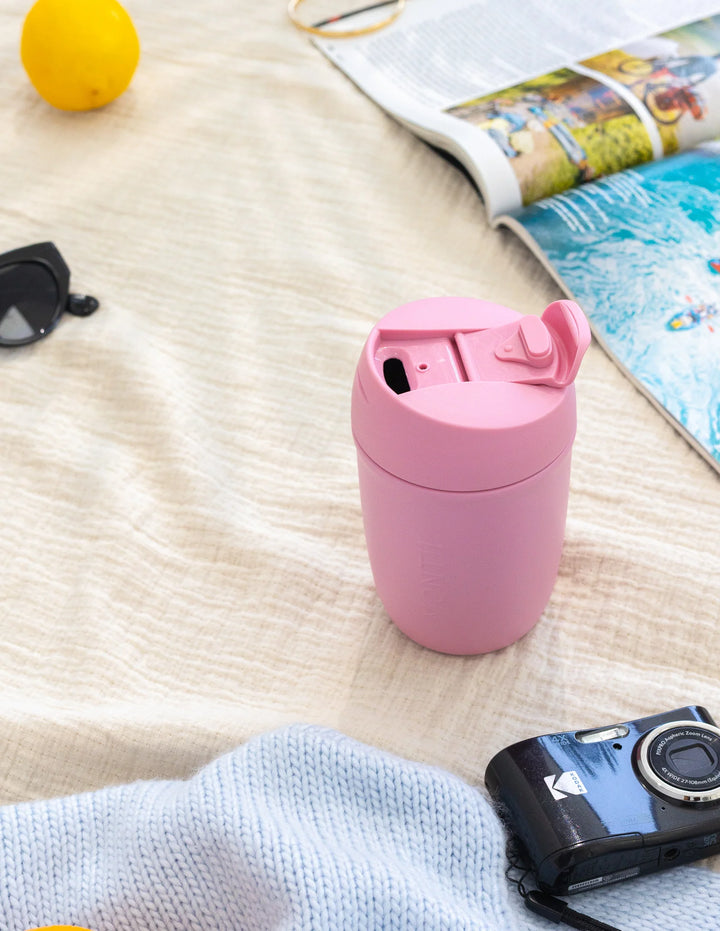 MontiiCo Insulated 380ml Travel Cup - Bubblegum