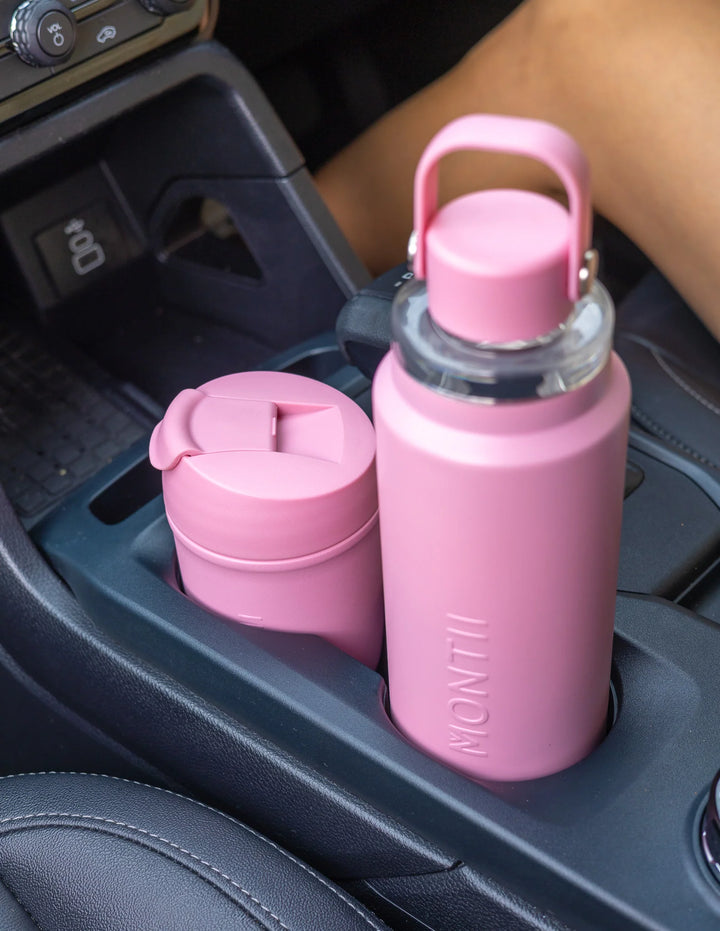 MontiiCo Insulated 380ml Travel Cup - Bubblegum