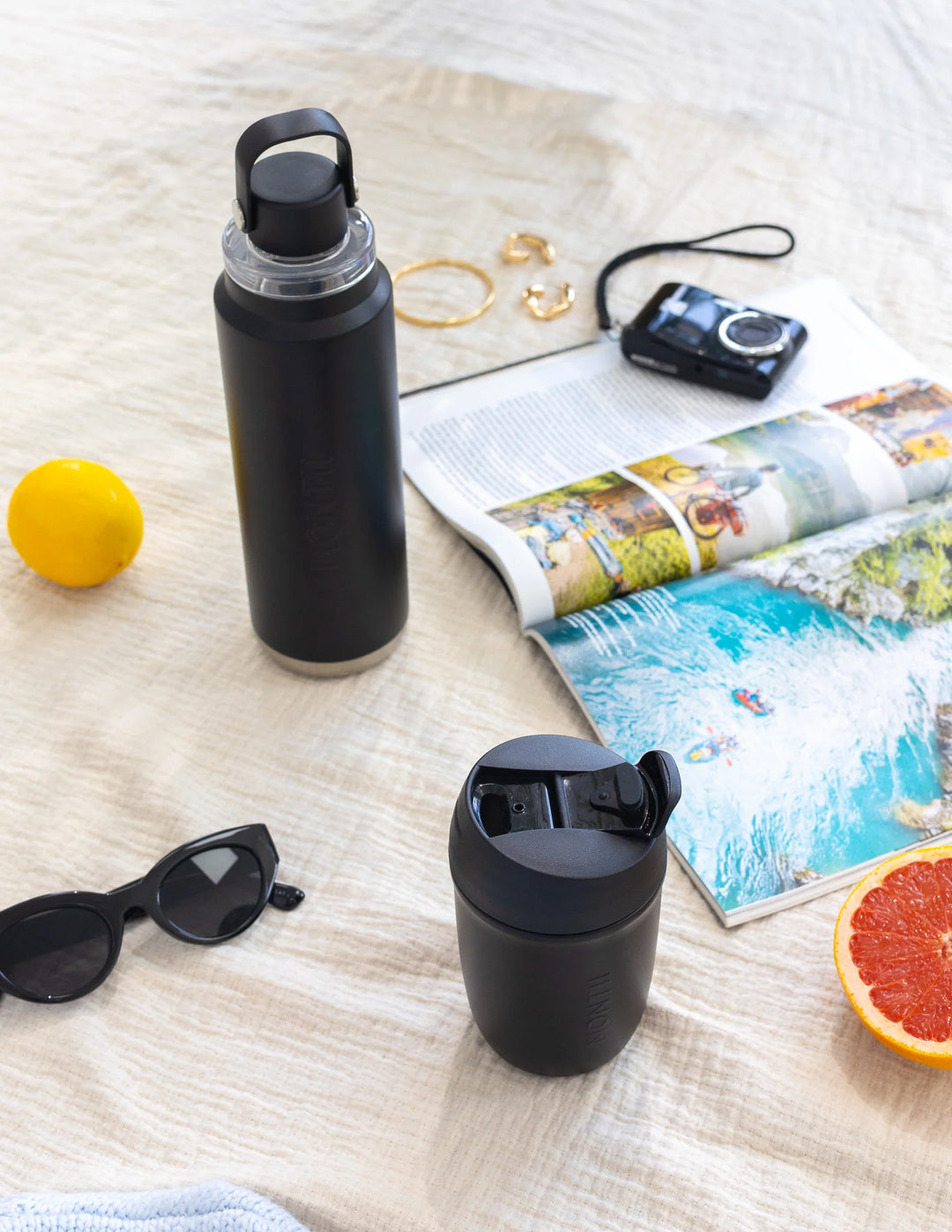 MontiiCo Insulated 380ml Travel Cup - Midnight