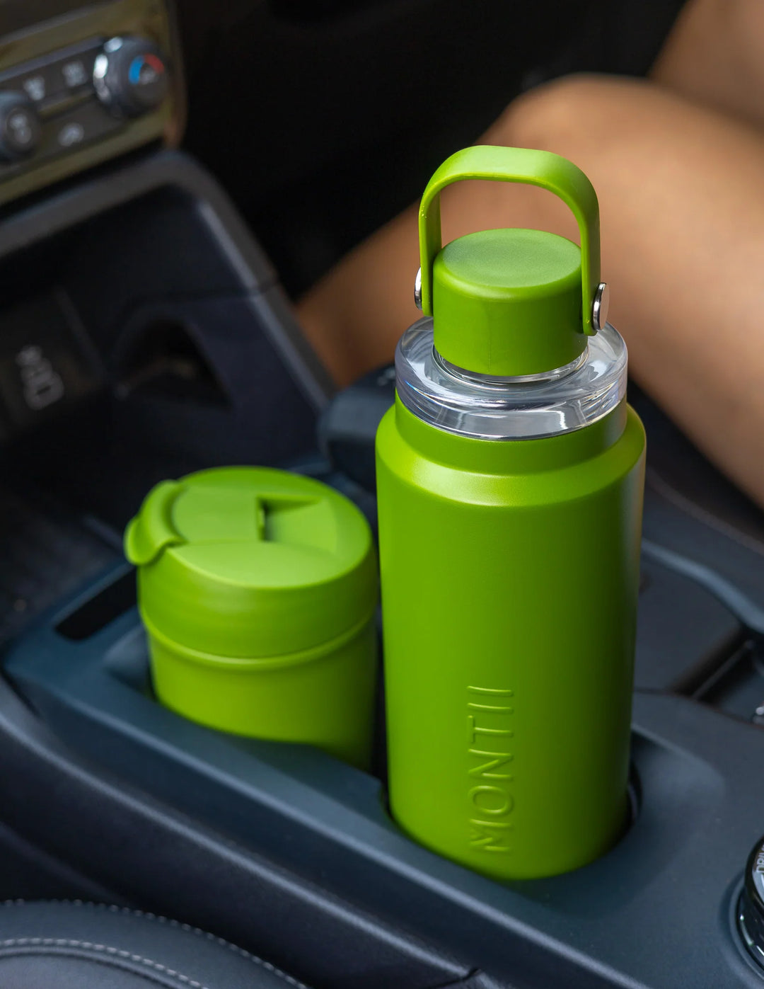 MontiiCo Insulated 380ml Travel Cup - Pickle