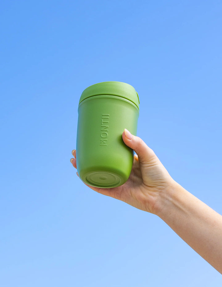 MontiiCo Insulated 380ml Travel Cup - Pickle