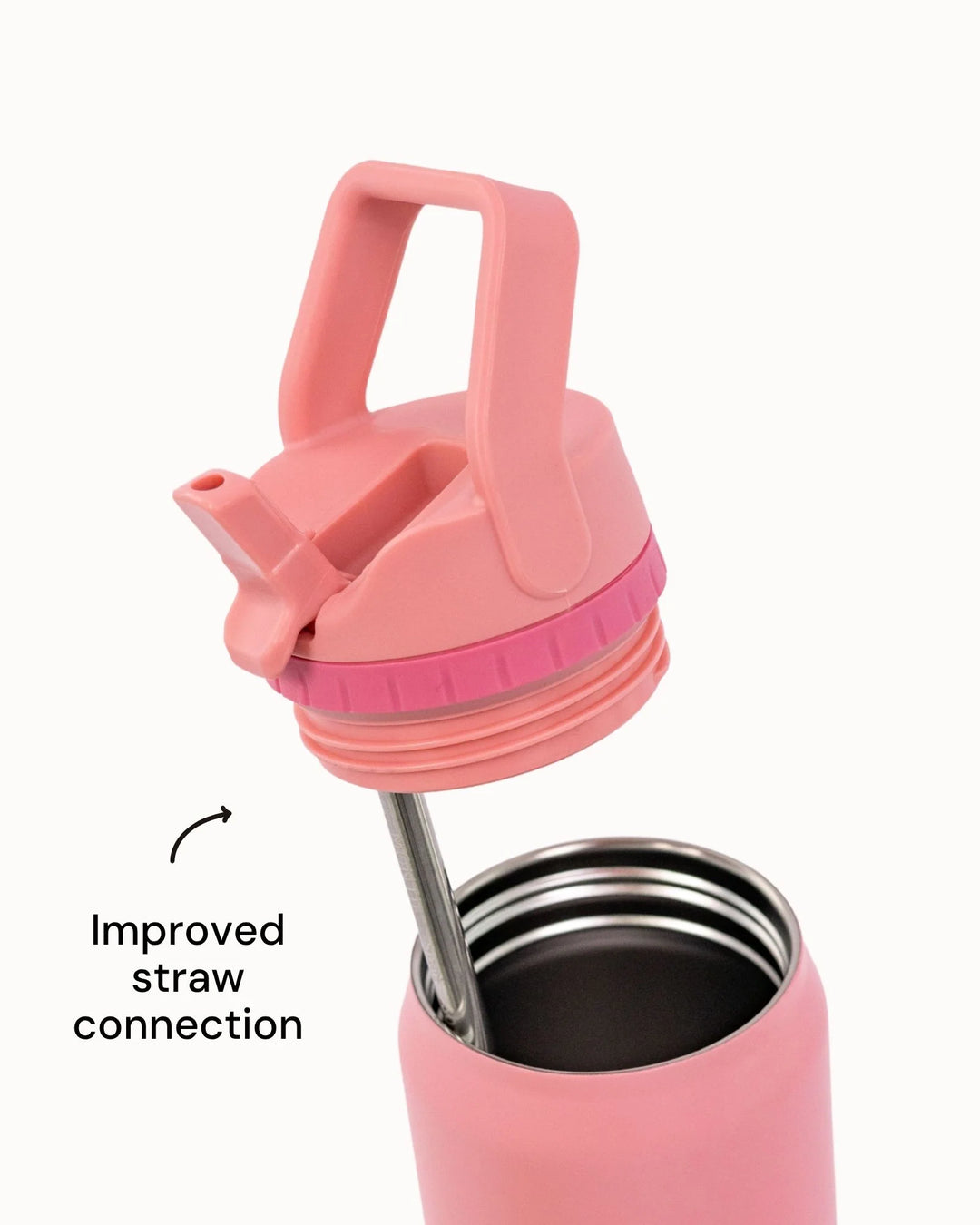 MontiiCo Insulated 750ml Sport Drink Bottle - Strawberry