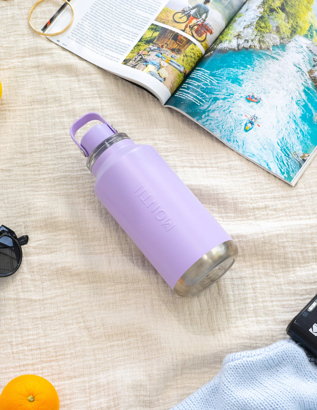 MontiiCo Insulated Quench Drink Bottle 1lt  - Lilac
