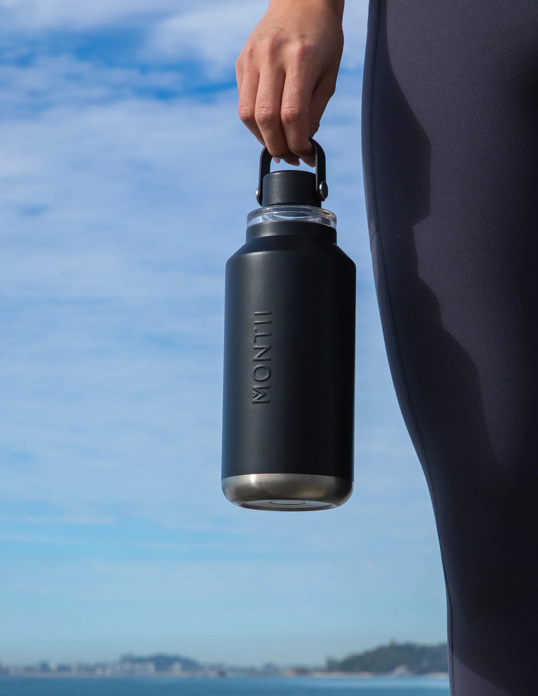 MontiiCo Insulated Quench Drink Bottle 1lt  - Midnight