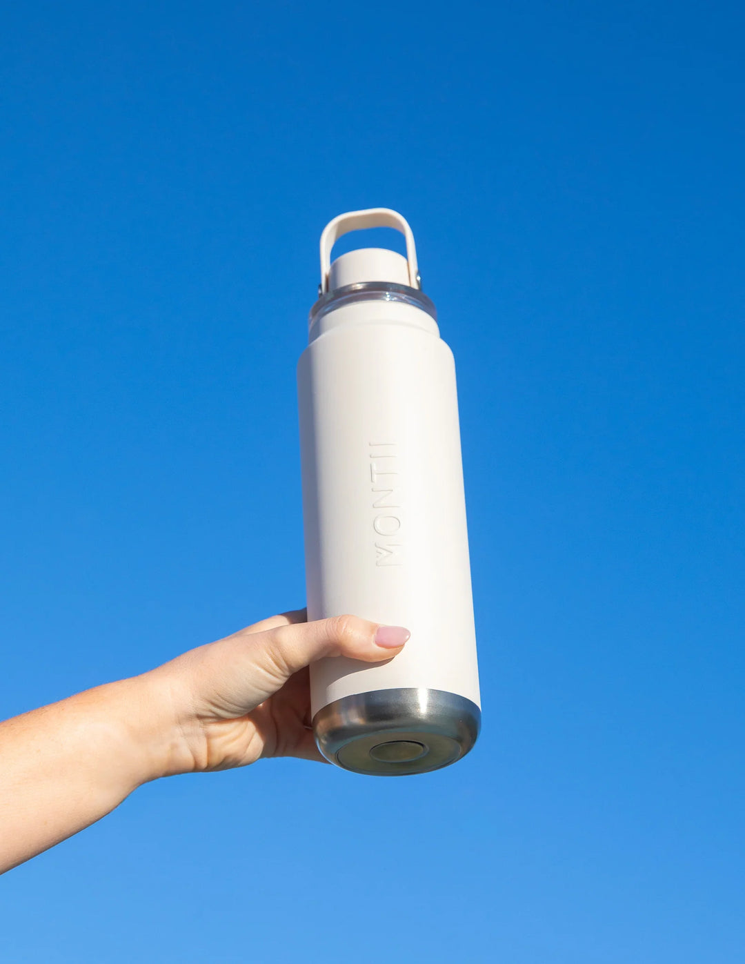 MontiiCo Insulated Quench Drink Bottle 700ml  - Cream