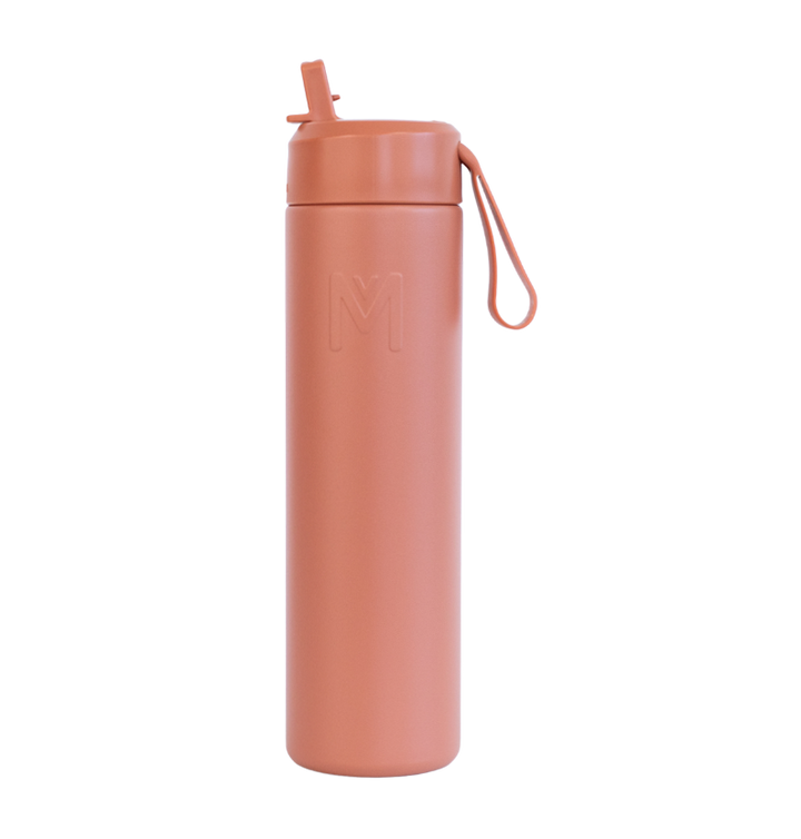 MontiiCo Fusion Sipper Lid Drink Bottle | Clay - 700ml