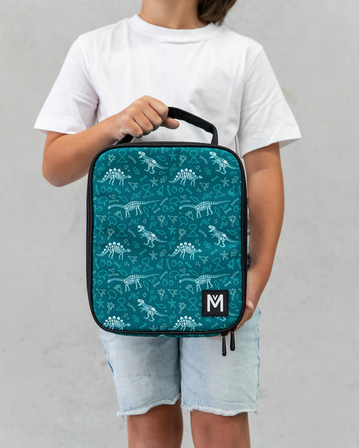 Montiico Large Insulated Lunch Bag - Dinosaur Land