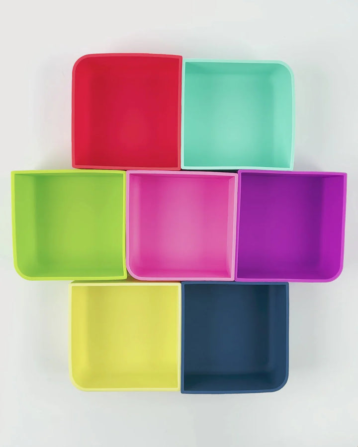Montiico Feast Silicone Bento Square Trays - Assorted