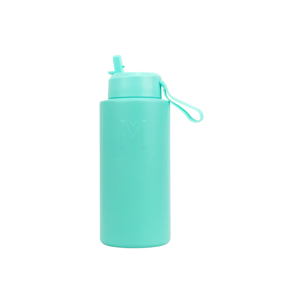 MontiiCo Fusion 1lt Insulated Sipper Lid Drink Bottle | Lagoon