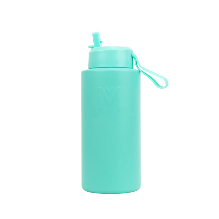 MontiiCo Fusion 1lt Insulated Sipper Lid Drink Bottle | Lagoon