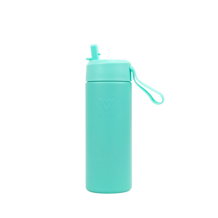 MontiiCo Fusion Sipper Lid Drink Bottle | Lagoon - 475ml
