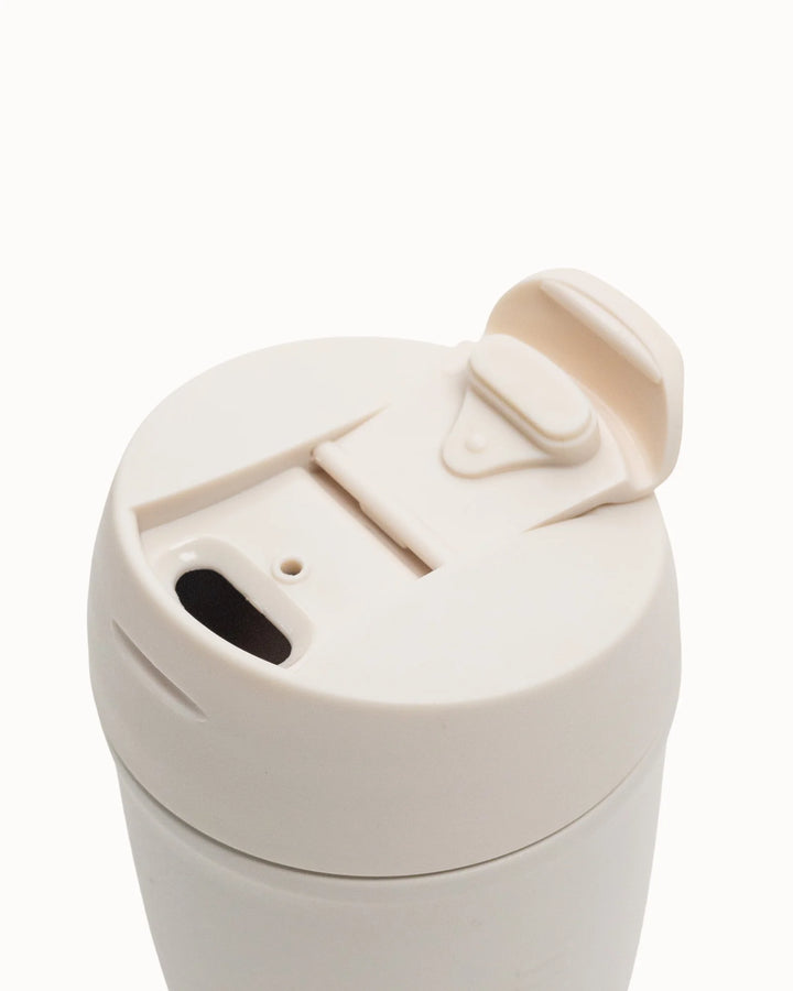MontiiCo Insulated 380ml Travel Cup - Cream