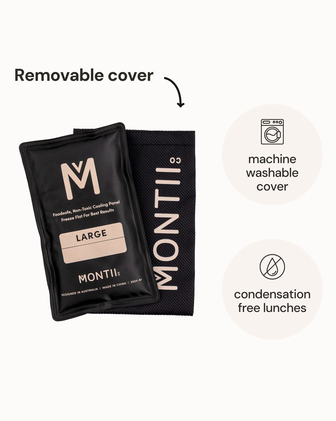 Montiico Ice Pack & Nylon Cover - Large