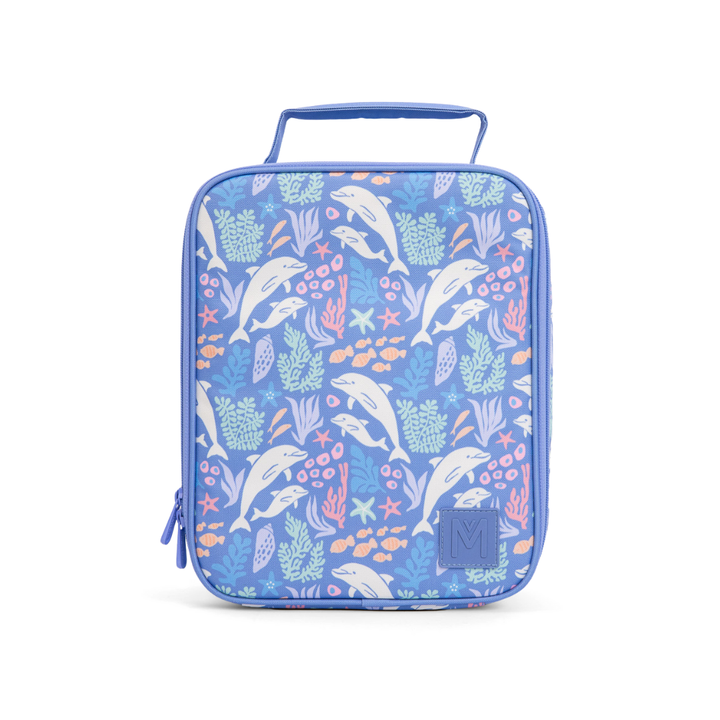 Montiico Large Insulated Lunch Bag - Dolphin Dreams