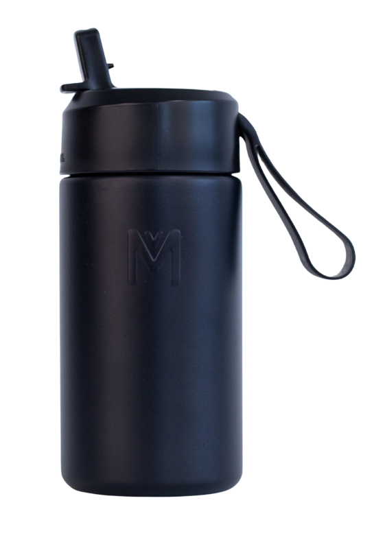 MontiiCo Fusion Sipper Lid Drink Bottle | Midnight - 350ml