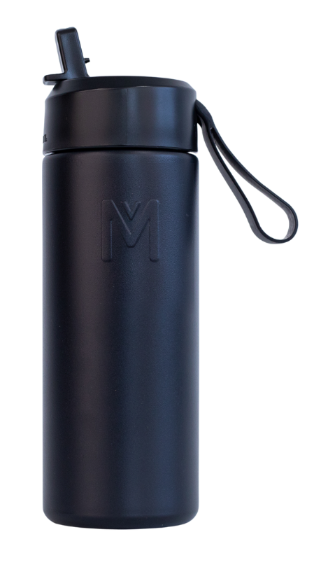 MontiiCo Fusion Sipper Lid Drink Bottle | Midnight - 475ml