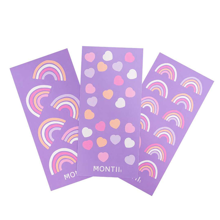 Montiico Vinyl Sticker Set - Rainbow Roller